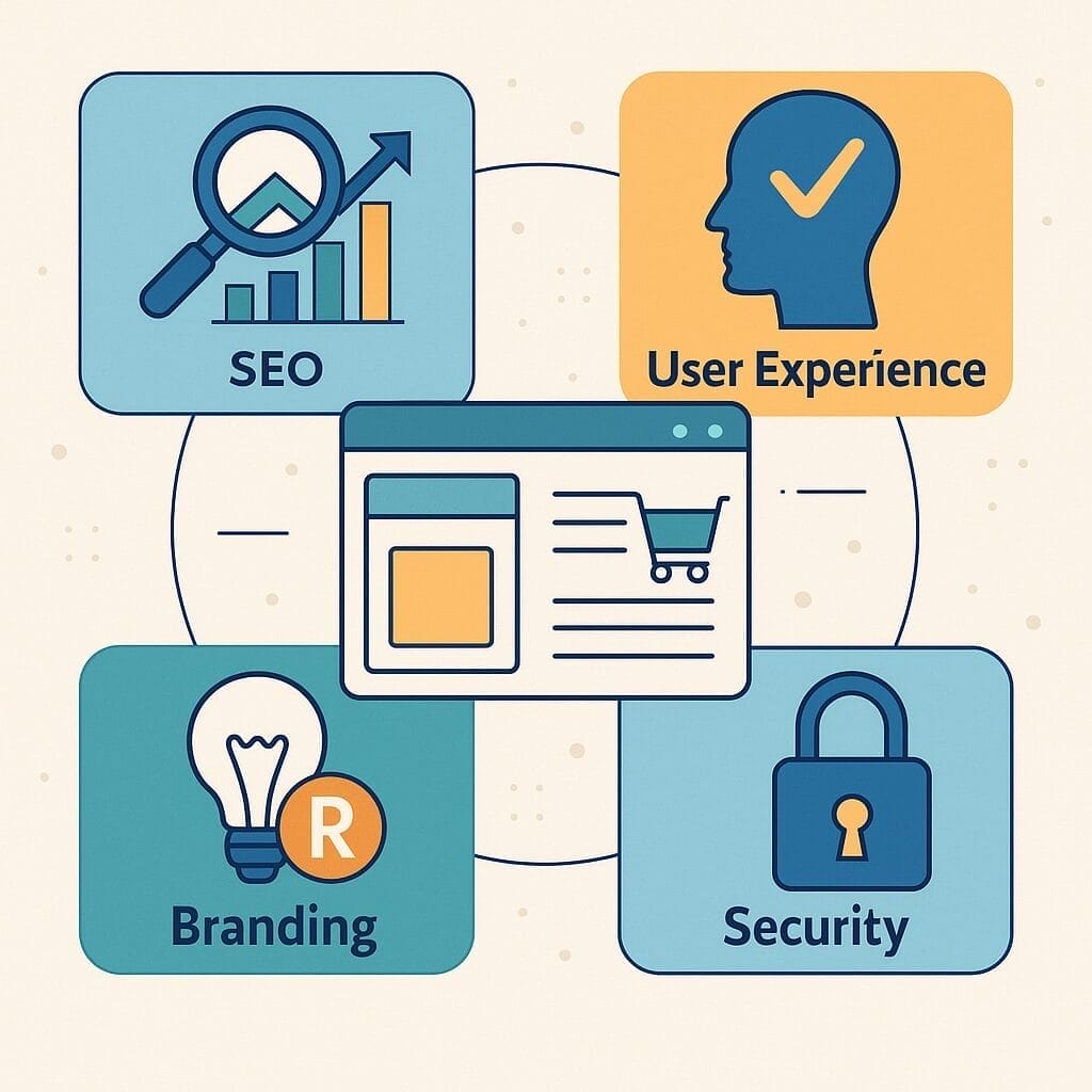 Professional eCommerce website design benifits 