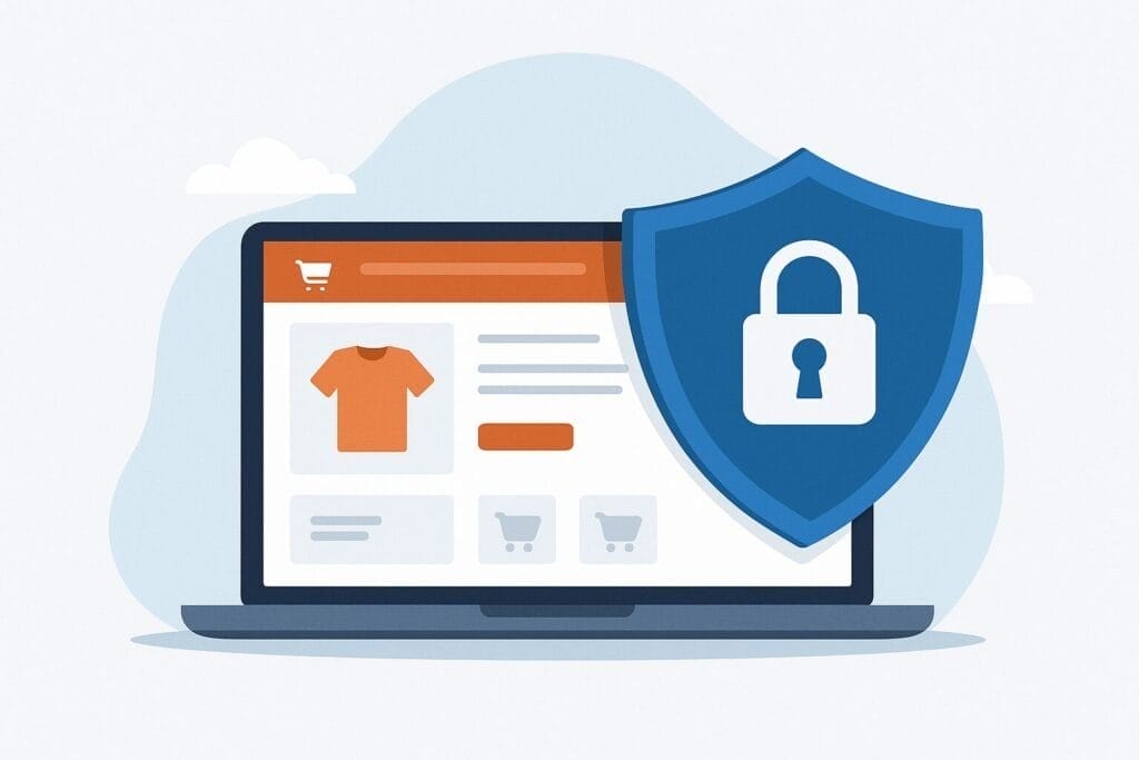 Secure eCommerce website with SSL and compliance protection